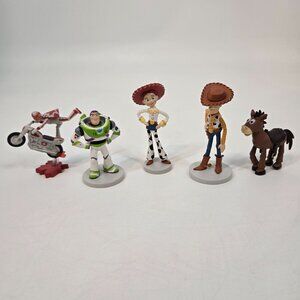 Disney Pixar Toy Story Small Figures on Bases Mixed Lot of 6 Jessie Woody Duke